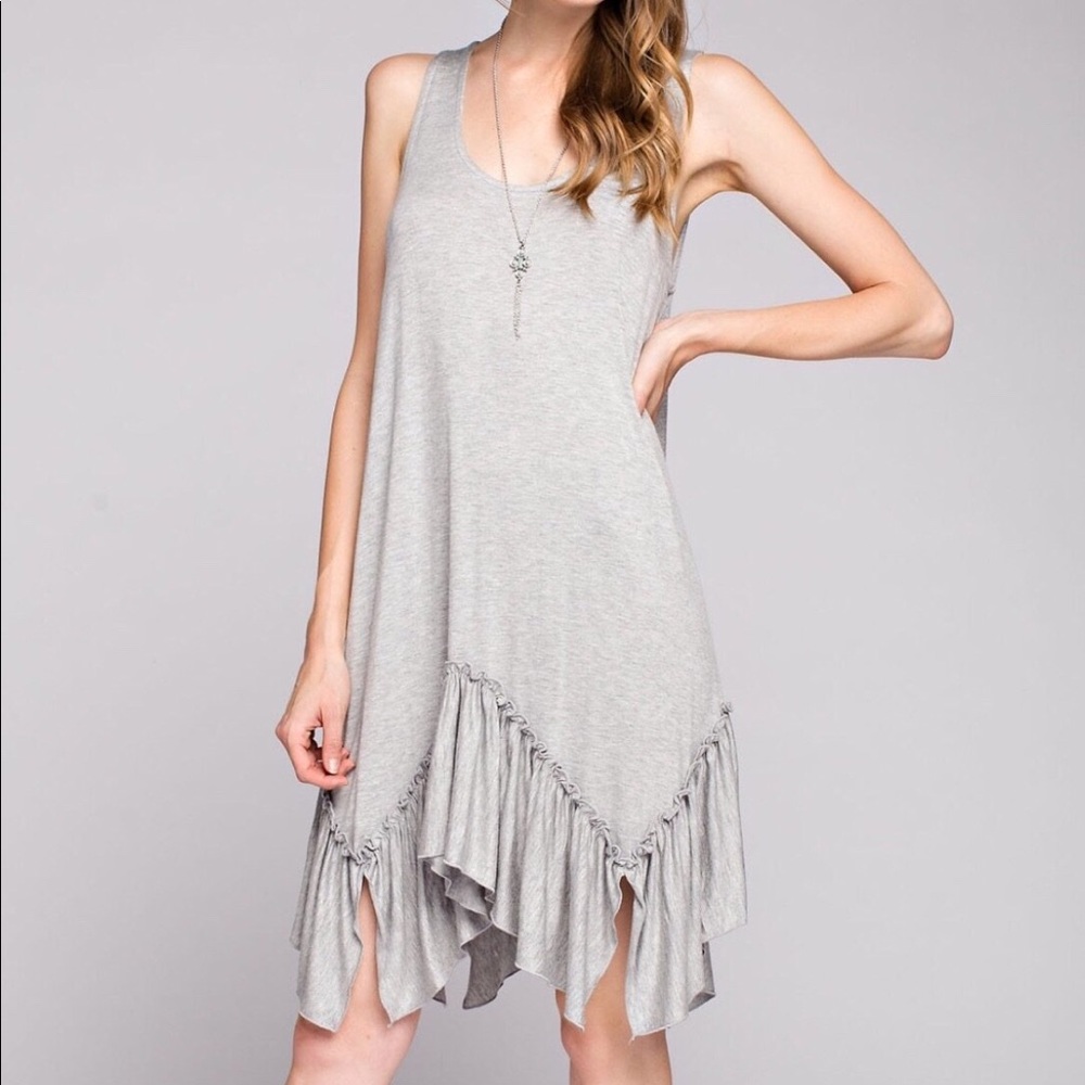 NWT Pointed hem tank dress